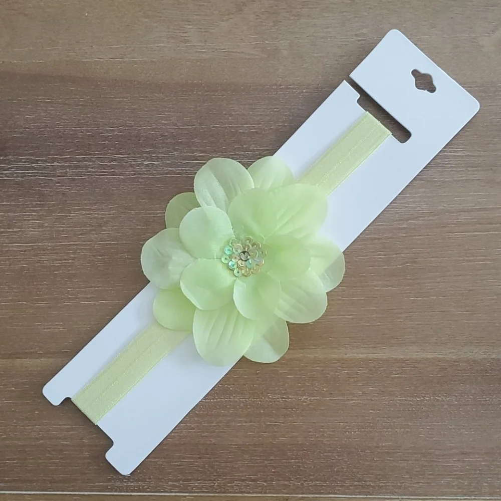 NWT Sequin Flower Headband
